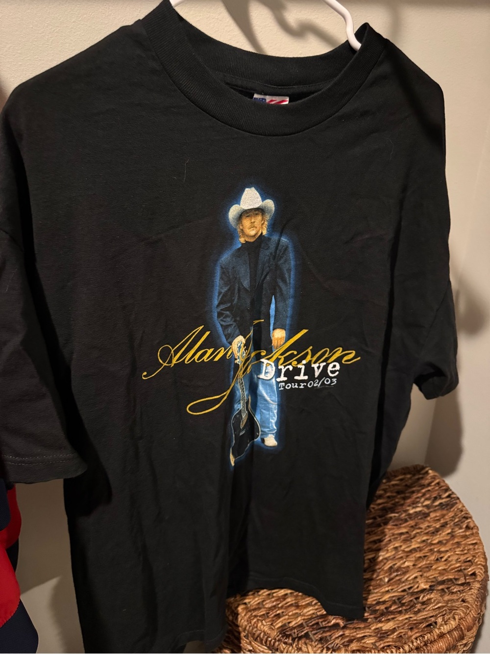 Vintage Alan Jackson 02/03 Concert T Shirt